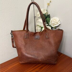 Will Leather Goods Chestnut Brown Tote